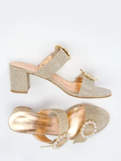 – Pantolette aus Metallicleder-Konstantin Starke Sale