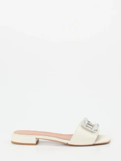 – Pantolette aus Lammleder cremeweiß-Konstantin Starke Online