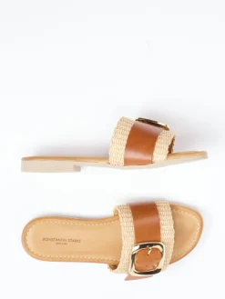 – Pantolette aus Kalbleder cognac-Konstantin Starke Discount