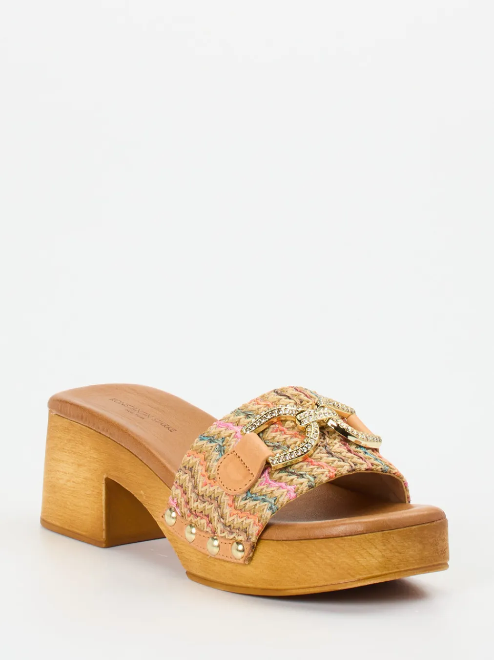 – Plateau-Mules aus Bastgewebe-Konstantin Starke New