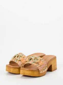 – Plateau-Mules aus Bastgewebe-Konstantin Starke New