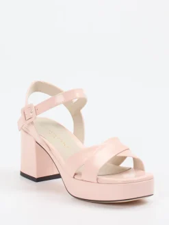 – Plateau-Sandalette aus Hochglanzleder-Konstantin Starke Outlet