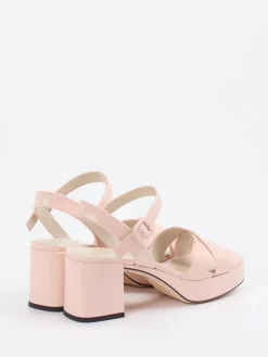 – Plateau-Sandalette aus Hochglanzleder-Konstantin Starke Outlet