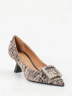 – Pumps aus Bouclé-Textil in Rosé-Konstantin Starke New