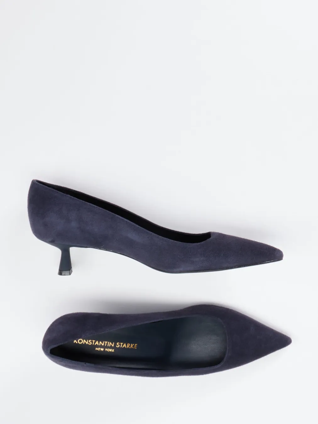 – Pumps aus Veloursleder Dunkel-Konstantin Starke Hot