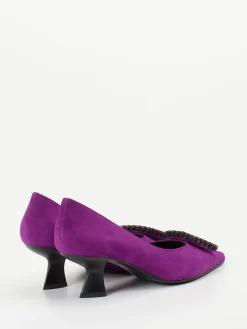 – Pumps aus Veloursleder Violett-Konstantin Starke New