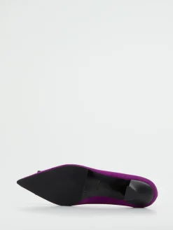– Pumps aus Veloursleder Violett-Konstantin Starke New
