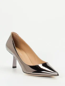 – Pumps aus Metallicleder Anthrazit-Konstantin Starke Outlet