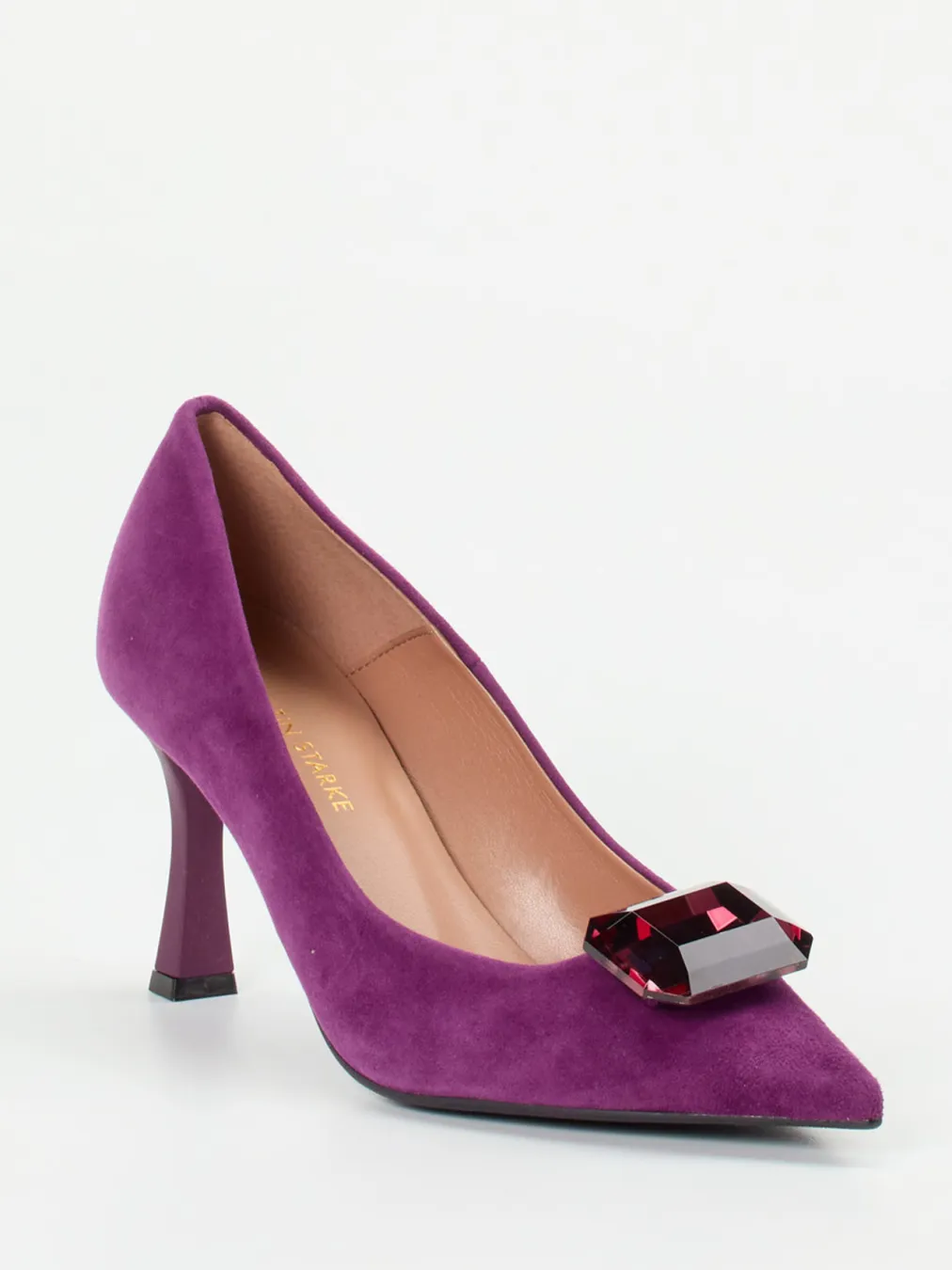 – Pumps aus Veloursleder Violett-Konstantin Starke Clearance