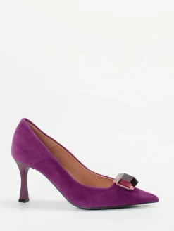 – Pumps aus Veloursleder Violett-Konstantin Starke Clearance