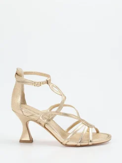 – Sandaletten aus Metallicleder farben-Konstantin Starke Online