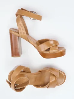 – Sandaletten aus Lammleder cognac-Konstantin Starke Clearance