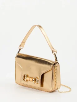 – Schultertasche aus Metallicleder-Konstantin Starke