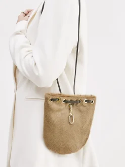 – Schultertasche aus Fell hell-Konstantin Starke Clearance