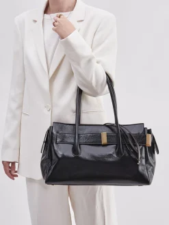 – Schultertasche aus Lackleder-Konstantin Starke Clearance