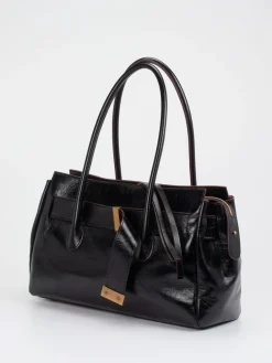 – Schultertasche aus Lackleder-Konstantin Starke Clearance