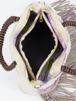 – Schultertasche aus Textil mit Fransen-Konstantin Starke Outlet