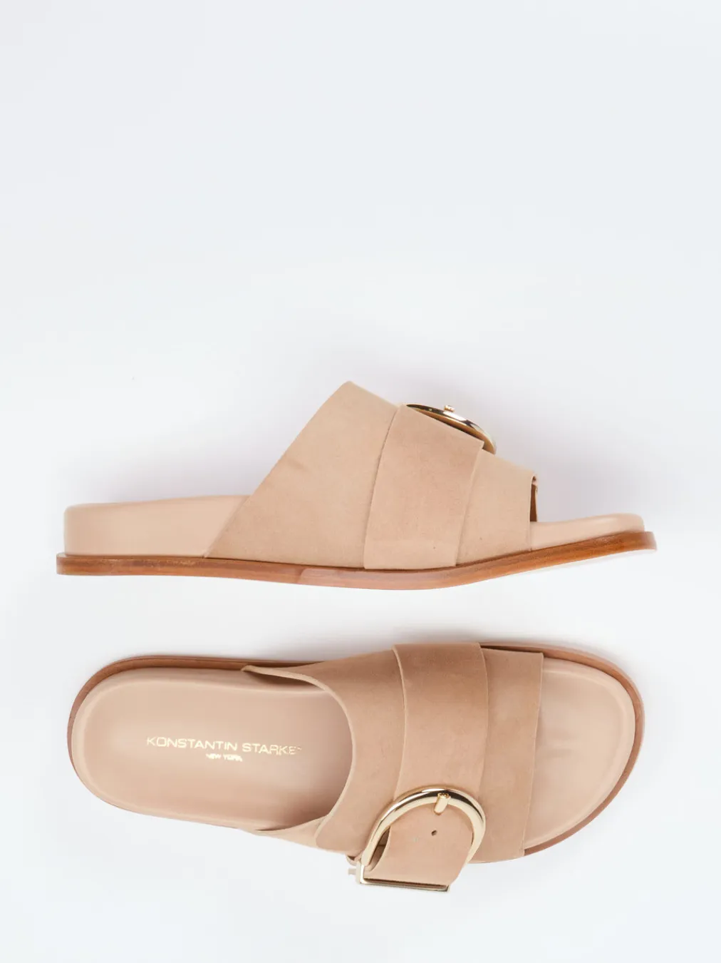 – Slides aus Veloursleder in-Konstantin Starke Clearance