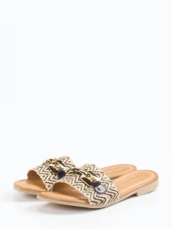 – Slides aus Bast und Kalbleder-Konstantin Starke Hot