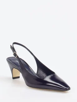 – Slingback-Pumps aus Lackleder Nacht-Konstantin Starke Hot