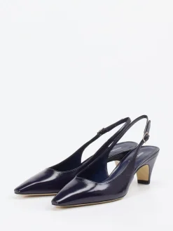 – Slingback-Pumps aus Lackleder Nacht-Konstantin Starke Hot