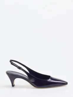 – Slingback-Pumps aus Lackleder Nacht-Konstantin Starke Hot