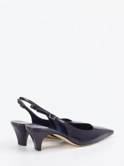 – Slingback-Pumps aus Lackleder Nacht-Konstantin Starke Hot