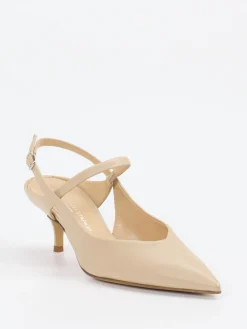 – Slingback-Pumps aus Lammleder beige-Konstantin Starke New