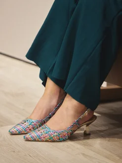 – Slingback-Pumps aus Lammleder color-Konstantin Starke Outlet