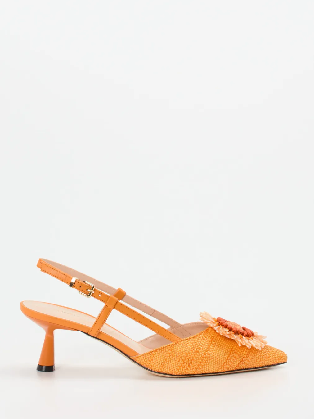 – Slingback-Pumps aus Textil Baststruktur-Konstantin Starke Discount