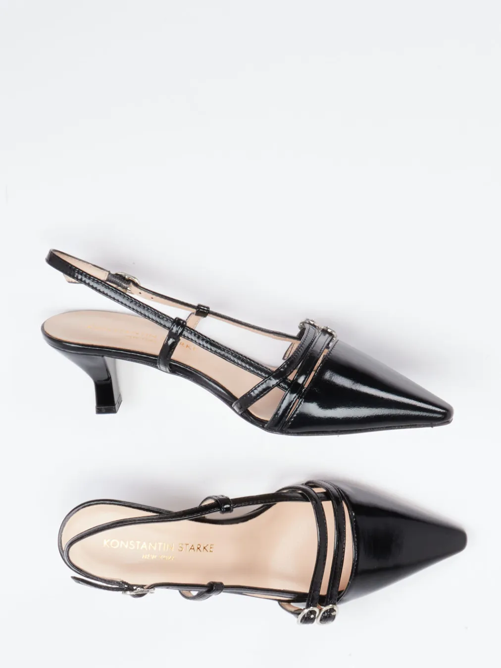 – Slingback-Pumps aus Lackleder-Konstantin Starke Clearance