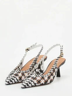 – Slingback-Pumps aus Flechtleder-Konstantin Starke Online