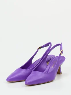 – Slingback-Pumps aus Lammleder Violett-Konstantin Starke Online