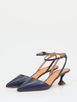 – Slingback-Pumps aus Lammleder dunkel-Konstantin Starke Sale