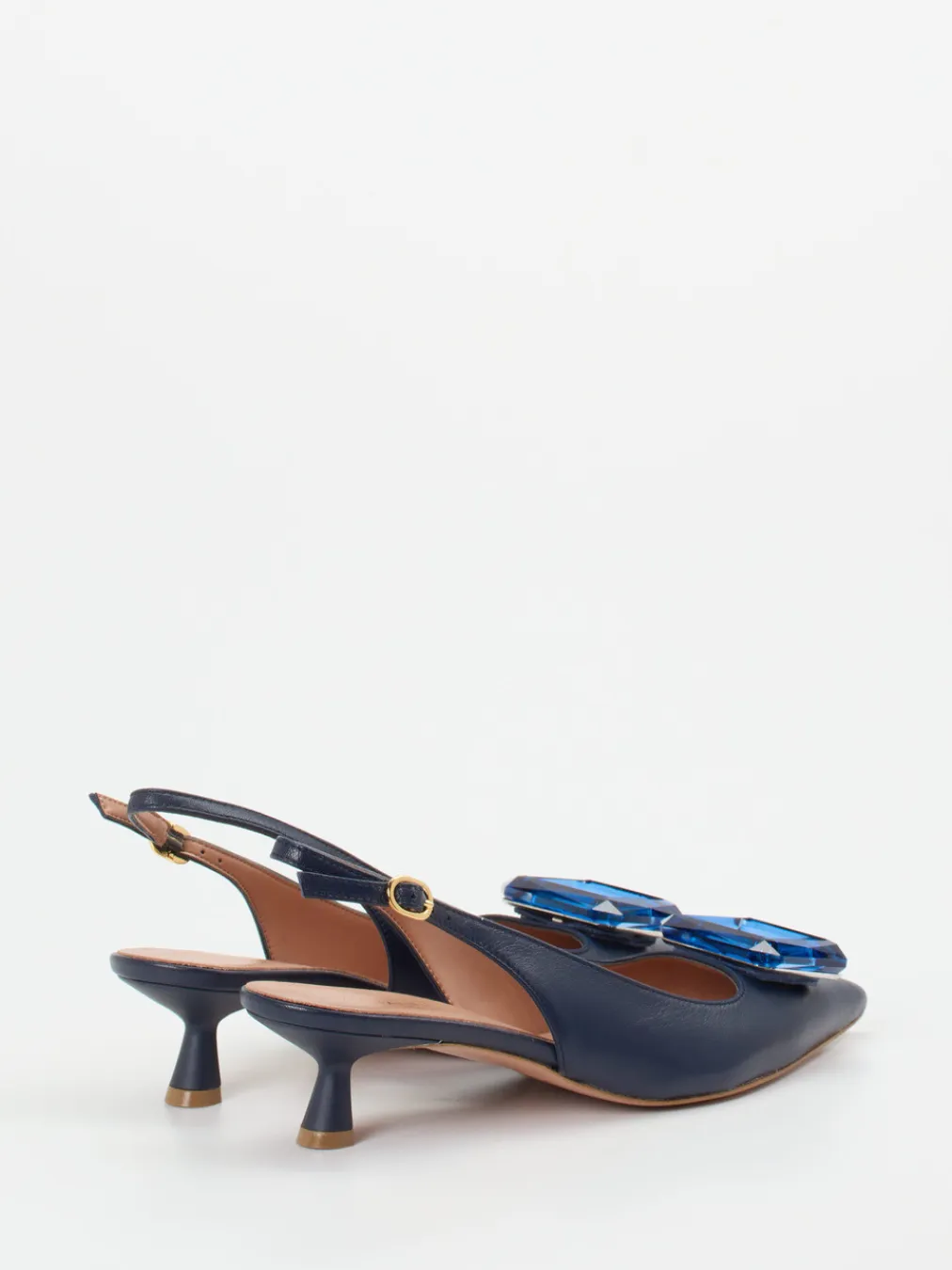 – Slingback-Pumps aus Lammleder Dunkel-Konstantin Starke Clearance