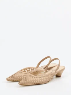 – Slingpumps aus Lammleder Mesh-Konstantin Starke Hot