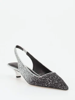 – Slingpumps aus Metallicleder-Konstantin Starke Sale