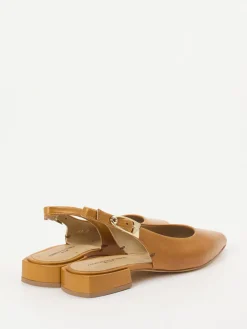 – Slingpumps aus Lammleder cognacfarben-Konstantin Starke