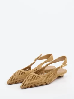 – Slingpumps aus Veloursleder-Konstantin Starke Clearance