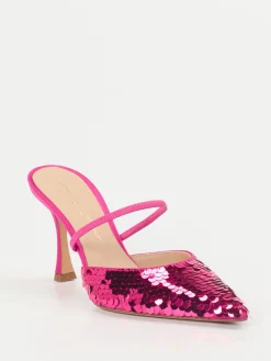 – Slingpumps aus Metallic mit Pailletten-Konstantin Starke