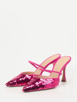 – Slingpumps aus Metallic mit Pailletten-Konstantin Starke