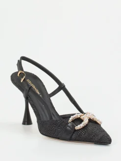 – Slingpumps aus Textilgewebe-Konstantin Starke Hot