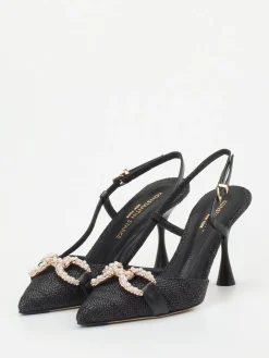 – Slingpumps aus Textilgewebe-Konstantin Starke Hot