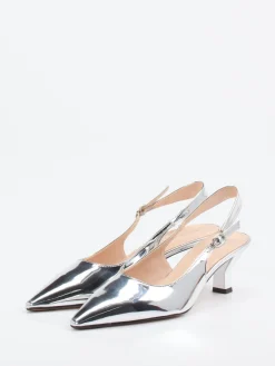 – Slingpumps aus Metallicleder-Konstantin Starke Outlet