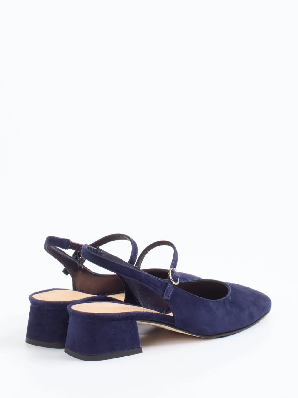 – Slingpumps aus Veloursleder Dunkel-Konstantin Starke Best