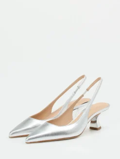 – Slingpumps aus Metallicleder-Konstantin Starke New