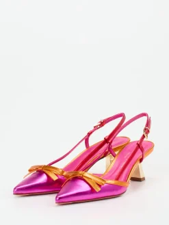 – Slingpumps aus Metallicleder-Konstantin Starke Hot