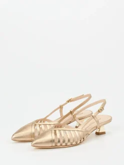 – Slingpumps aus Metallicleder-Konstantin Starke New