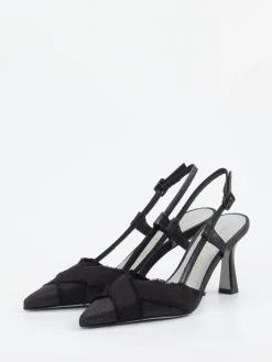 – Slingpumps aus strukturiertem Textil-Konstantin Starke Outlet