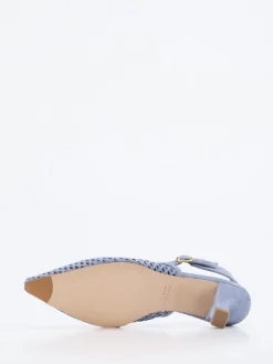 – Slingpumps aus Veloursleder Pastell-Konstantin Starke Outlet